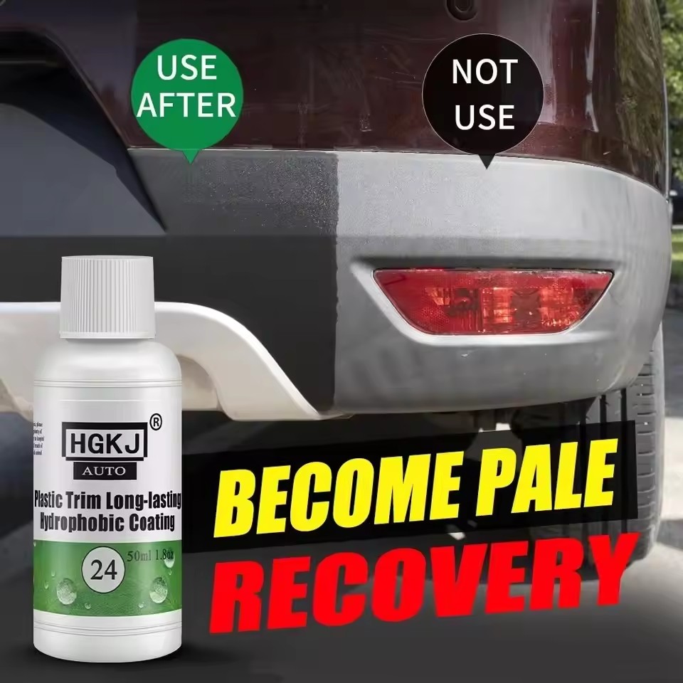 Trim Restorer Plastic - Plastic Exterior Recovery Restorer Trim Long-lasting