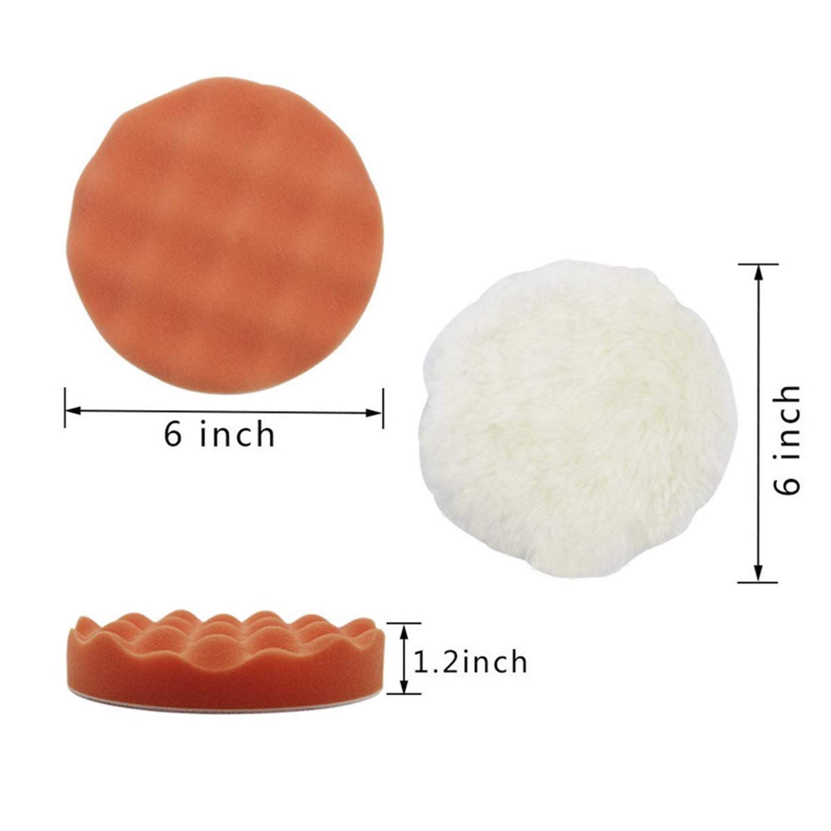 3/5/6Inch Sponge Polishing Pad - огляд і ціна Polish Pad Set Buffer