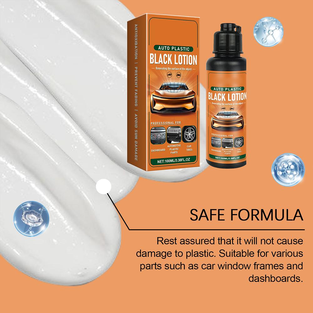 100/200ml Car Plastic Black Re - огляд і ціна Trim Restorer Plastic